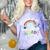 Kindergarten Graduation Proud Mom Son Daughter Comfort Color Blast T-Shirt Amethyst