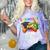 Kindergarten Level Complete Last Day Of School Graduation Comfort Color Blast T-Shirt Amethyst