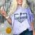 Lacrosse Senior Night Lacrosse Senior 2025 Graduation 33 Comfort Color Blast T-Shirt Amethyst