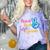 Last Day Of School Peace Out Grade 4 Graduation Kids Comfort Color Blast T-Shirt Amethyst