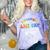 Last Day Of School Year 2025 Preschool Autograph Graduation Comfort Color Blast T-Shirt Amethyst