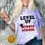 Level Up Middle School 5th Grade Graduation Comfort Color Blast T-Shirt Amethyst