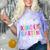 Lil Miss Kindergarten Grad Shirt Graduation Shirts 2018 Comfort Color Blast T-Shirt Amethyst