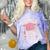 Little Miss Pre-K Grad 2025 Preschool Graduation Girls Kids Comfort Color Blast T-Shirt Amethyst