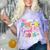 Little Miss Pre-K Grad 2026 Preschool Graduation Kids Girls Comfort Color Blast T-Shirt Amethyst