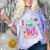 I Love The 90'S 90s Nostalgia Comfort Color Blast T-Shirt Amethyst