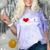I Love My Introvert I Heart My Introvert Comfort Color Blast T-Shirt Amethyst I Love My Introvert I Heart My Introvert Comfort Color Blast T-Shirt Amethyst