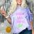 MIss Ms Mrs Dr Graduation Phd Pink And Green Class 2021 Comfort Color Blast T-Shirt Amethyst