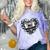 Mixed Tape Emotions Music Lover Nostalgia Quote Premium Tri-Blend Comfort Color Blast T-Shirt Amethyst