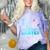Next Stop Kindergarten Groovy Graduation Last Day Of School Comfort Color Blast T-Shirt Amethyst