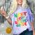 Next Stop Second Grade 1st Grade Graduation Day Kids Comfort Color Blast T-Shirt Amethyst