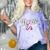Nursing Graduation Nurse Est 2018 T-Shirt Comfort Color Blast T-Shirt Amethyst