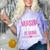 Nursing School Graduate Nurse Graduation Party Comfort Color Blast T-Shirt Amethyst