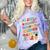 I Officially Graduated Kindergarten Graduation Class 2024 Comfort Color Blast T-Shirt Amethyst