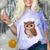 I Like Owls And Maybe 3 People Introvert Humor Casual Comfort Color Blast T-Shirt Amethyst