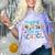 Para Educator Happy Last Day Of School Women Graduation Comfort Color Blast T-Shirt Amethyst