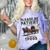 Be Patient With Me I'm From The 1900s Horse-Drawn Wagon Comfort Color Blast T-Shirt Amethyst