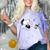 Peanuts Graduation Squad Snoopy Woodstock Raglan Baseball Tee Comfort Color Blast T-Shirt Amethyst
