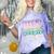 People Not a Big Fan Sarcastic Introvert Humor Comfort Color Blast T-Shirt Amethyst