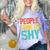People Think I'm Shy I Introvert Comfort Color Blast T-Shirt Amethyst