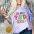 In My Phd Era Groovy Phd Graduation Future Doctor Comfort Color Blast T-Shirt Amethyst