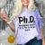 Phd Shirt Bs Doctorate Graduation Doctoral Comfort Color Blast T-Shirt Amethyst