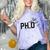 PhD Shirt Phinally Finally Done Graduation Her Comfort Color Blast T-Shirt Amethyst