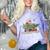 Plant Coffee Love Plantrovert Gardening Introvert Mom Comfort Color Blast T-Shirt Amethyst