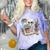 Plant Introvert Gardener Houseplant Botanical Women Men Kids Comfort Color Blast T-Shirt Amethyst
