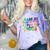 Please Be Be Patient With Me I'm From The 1900s Hippie Comfort Color Blast T-Shirt Amethyst