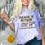 Please Be Patient With Me I'm From The 1900s Retro Horse Comfort Color Blast T-Shirt Amethyst