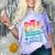 Pre-K Prek3 Prek4 Graduate Quarantine Preschool Graduation Comfort Color Blast T-Shirt Amethyst