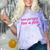 Too Pretty For a Job Y2k Aesthetic 2000s Nostalgia Comfort Color Blast T-Shirt Amethyst