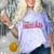 Prom Squad Prom Graduation Class Of 2024 Leopard Matching Comfort Color Blast T-Shirt Amethyst