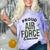 Proud Air Force Cousin Deployment Homecoming Graduation USAF Comfort Color Blast T-Shirt Amethyst