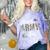 Proud Army Aunt Army Graduation Aunt US Army Aunt Comfort Color Blast T-Shirt Amethyst