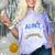 Proud Aunt Of 2018 Graduate Shirt Graduation Grad Comfort Color Blast T-Shirt Amethyst