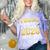 Proud Auntie Of A 2026 Graduate Shirt Class 2026 Graduation Comfort Color Blast T-Shirt Amethyst
