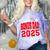 Proud Bonus Dad Of a Class Of 2025 Graduate Graduation Comfort Color Blast T-Shirt Amethyst