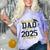Proud Dad Of a 2025 Senior Graduation Comfort Color Blast T-Shirt Amethyst