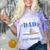 Proud Dad Of A State Trooper Police Officer Graduation Comfort Color Blast T-Shirt Amethyst