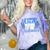 Proud Dad Of Two 2019 Graduates Twin Papa Graduation Comfort Color Blast T-Shirt Amethyst