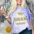 Proud Gran Of Three 2025 Graduates Graduation Family Comfort Color Blast T-Shirt Amethyst