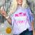 Proud Grandma Of a 2018 Grad Graduation Family Comfort Color Blast T-Shirt Amethyst