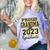 Proud Grandma Of A 2023 Graduate Graduation Comfort Color Blast T-Shirt Amethyst