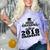 Proud Grandma Of A Class Of 2018 Tee Graduate Graduation Z1 Comfort Color Blast T-Shirt Amethyst