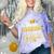 Proud Grandma Of A Class Of 2026 Graduate Senior Graduation Comfort Color Blast T-Shirt Amethyst