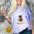 Proud Grandpa Of a 2026 Football Senior Graduation Comfort Color Blast T-Shirt Amethyst