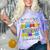 Proud MAMA Of a 2025 PRE-K Graduate -Graduation Comfort Color Blast T-Shirt Amethyst