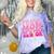 Proud Mom Of a 2025 Graduate Class Senior Graduation Mother Comfort Color Blast T-Shirt Amethyst